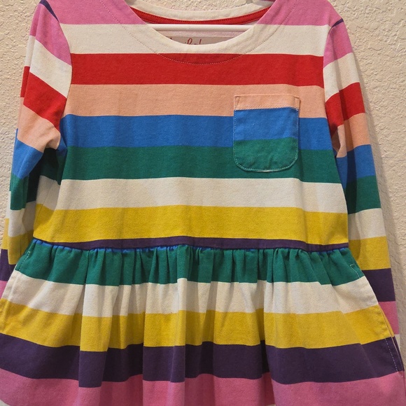 Mini Boden Multicolor Striped Kids Dress - Picture 5 of 8